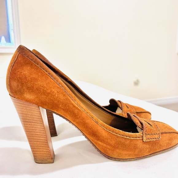 Prada Suede Shoes , Authentic, Size 38 1/2. - Picture 2 of 4